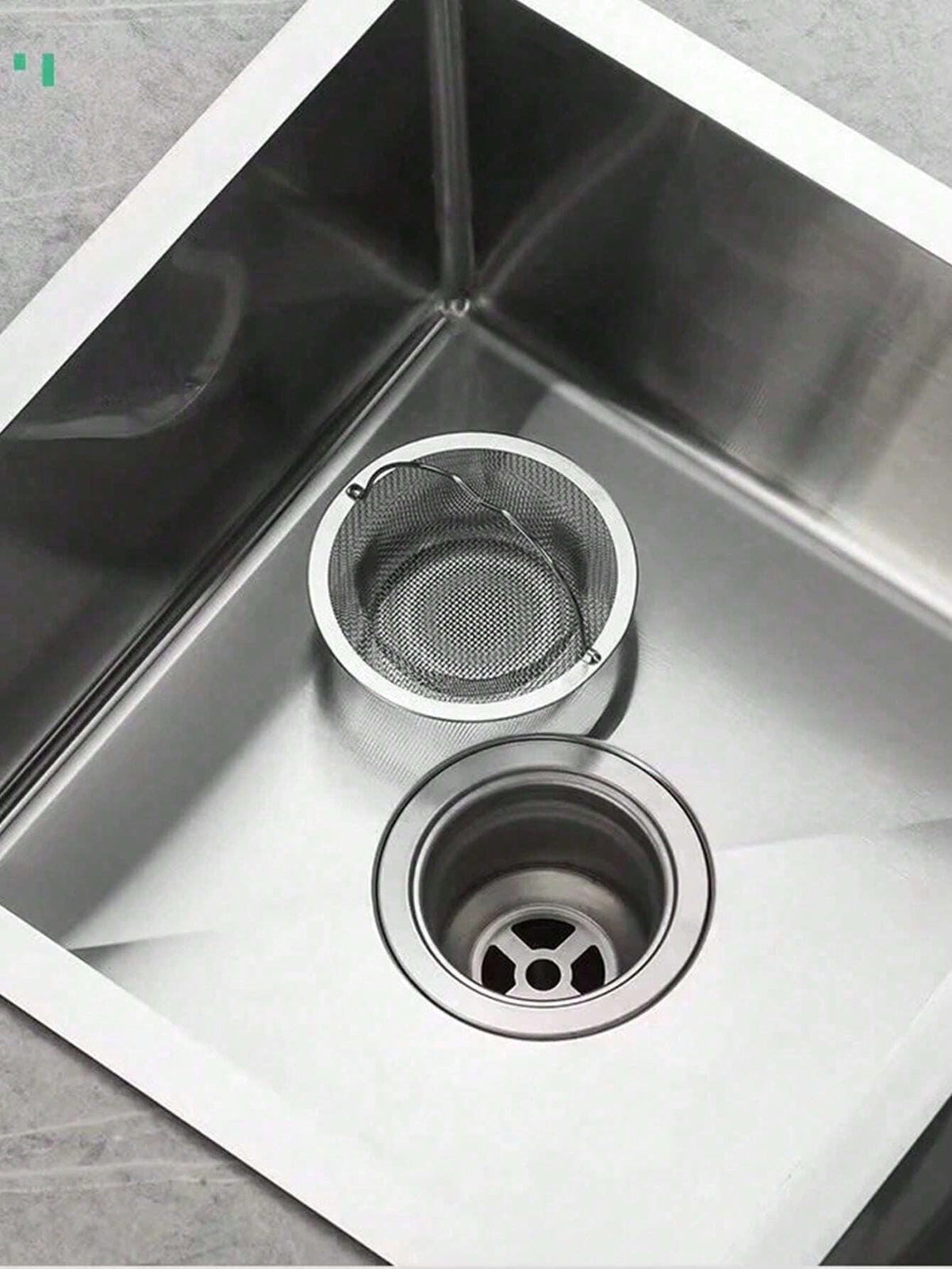 3Pcs Stainless Steel Kitchen Sink Strainer, Food Debris/Hair Catcher, Keeps Bathtub and Sink Drain Clear, Fits Most Sink Drains, Kitchen Sink Basket Strainer, Stainless Steel Sink Filter, Stainless Steel Bathtub Hair Catcher Plug, Shower Drain Filter with Handle, Metal Sink Strainer, Kitchen Floor Drain Filter
