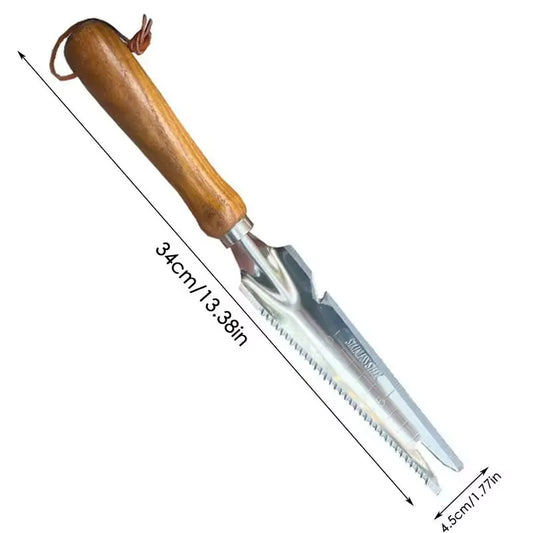 Hand Weeder Puller 5 in 1 Manual Hand Weeder & Weeds Puller for Planting Gardening Weeding Tool Stainless Steel Garden Trowel