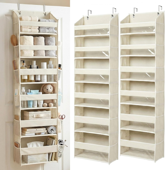 2 PC Heavy Duty over the Door Organiser