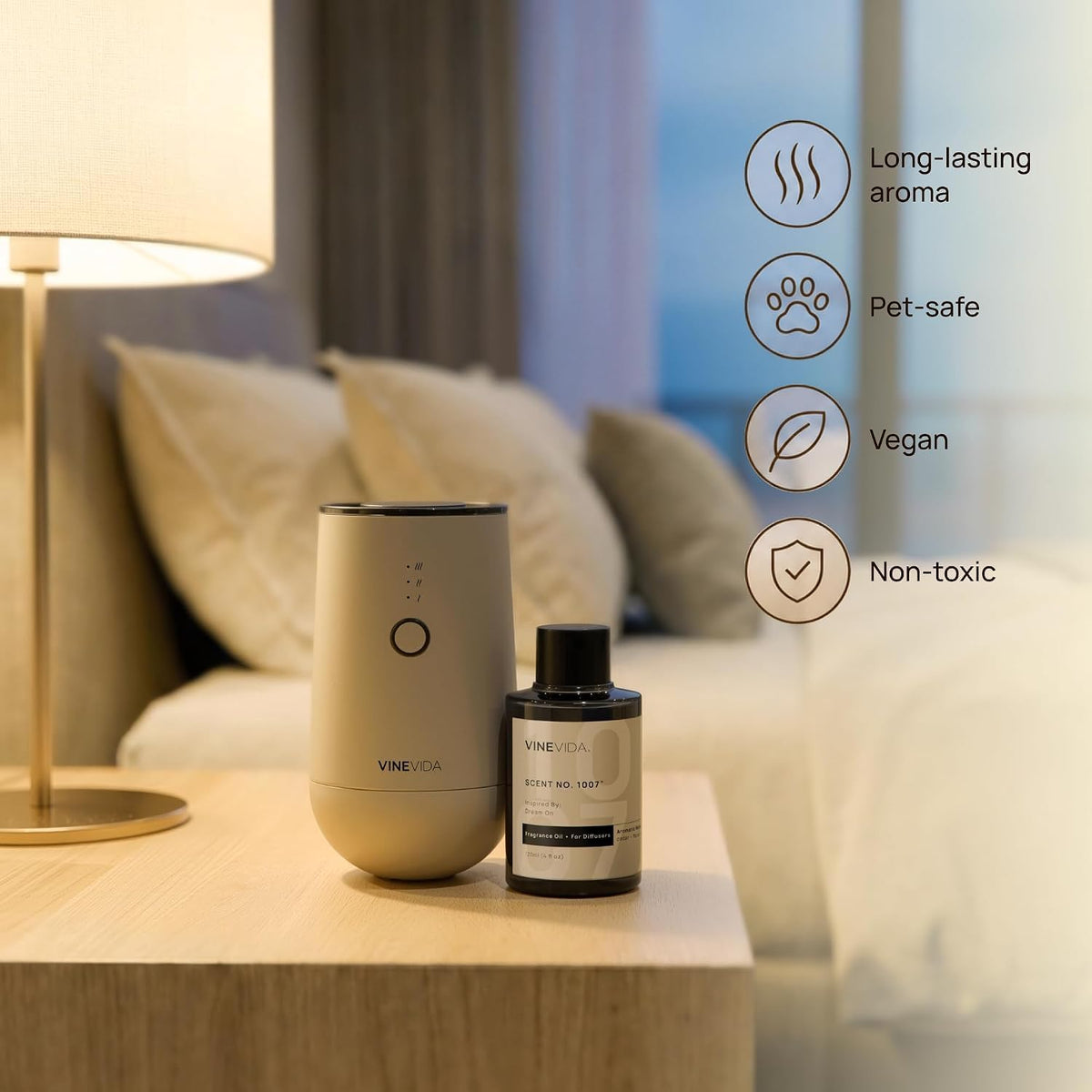 [4 Fl Oz] Luxury Hotel Scent Diffuser Oil - Scent No.10002 Inspired by Edition Hotel, Fragrance for Cold Air Diffuser, Home Luxury Scents, Scents Collection Essential Oil for HVAC